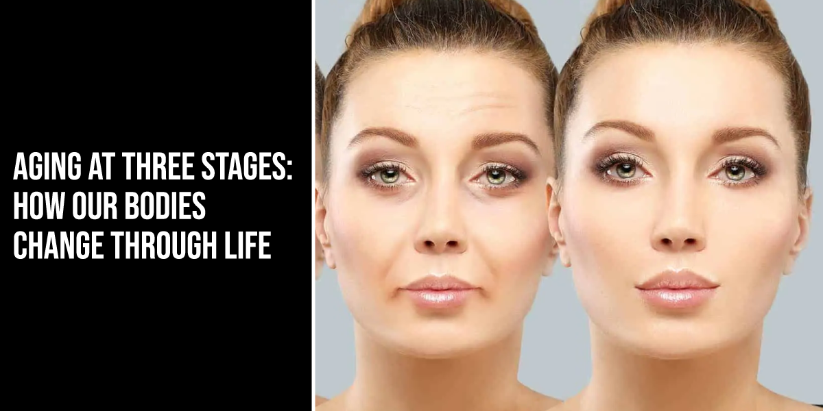 aging at three stages