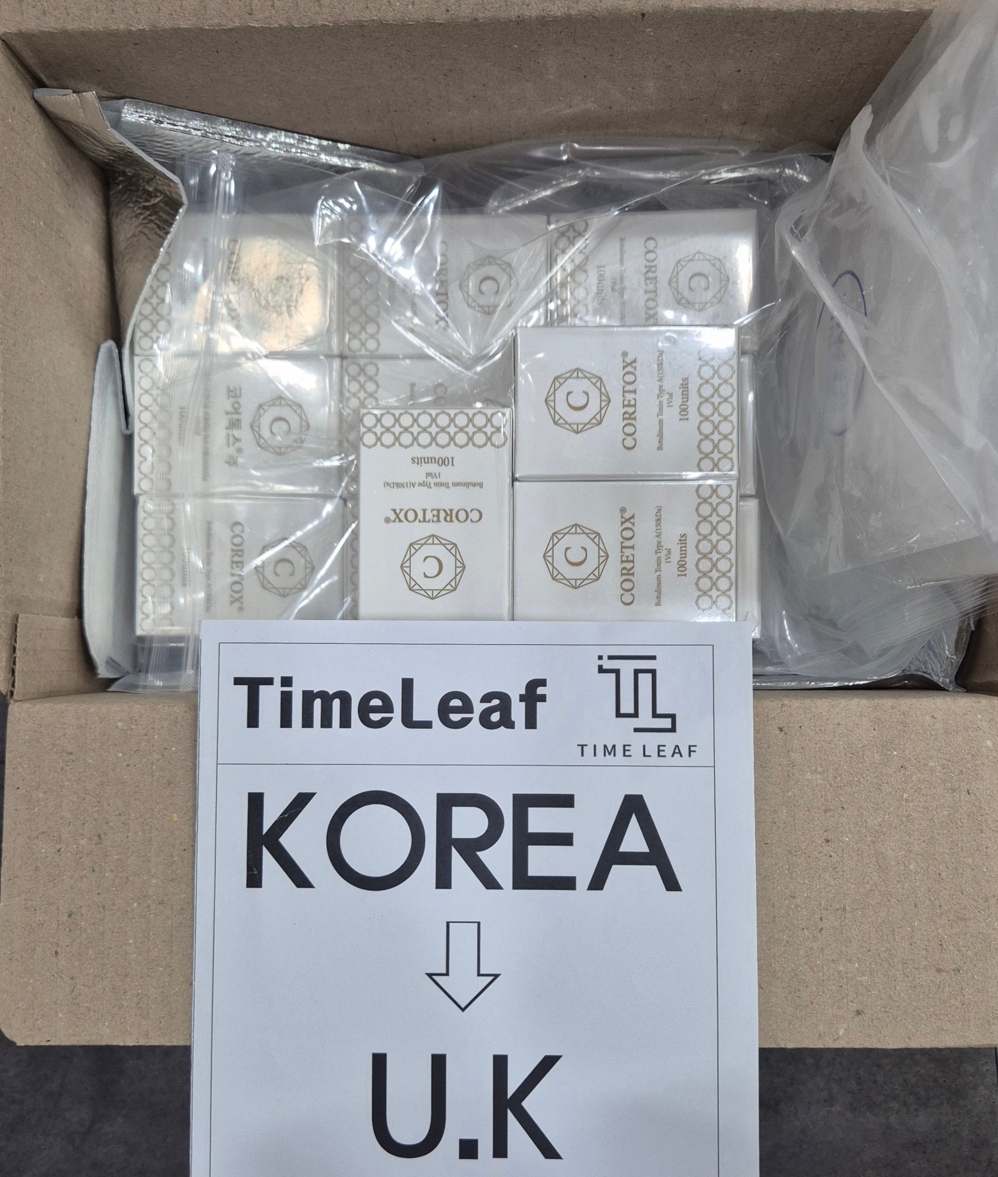 KOREA to UK