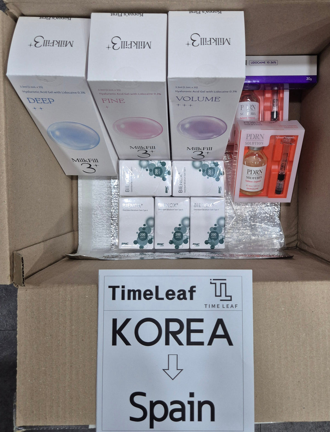 KOREA to SPAIN