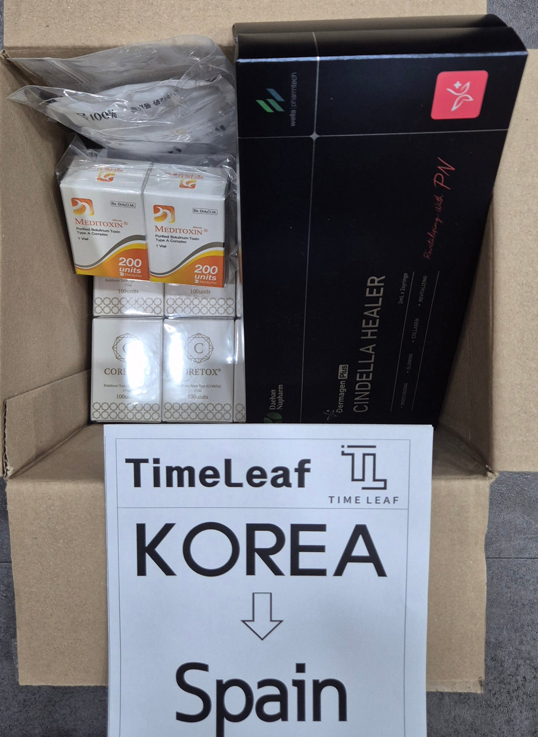 KOREA to SPAIN