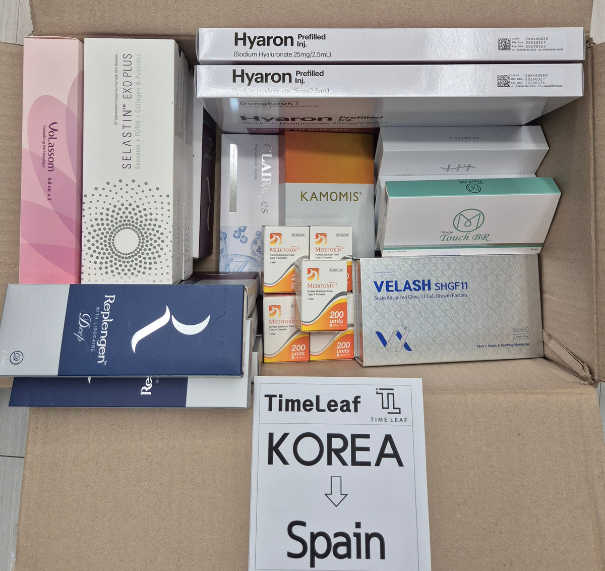 KOREA to SPAIN