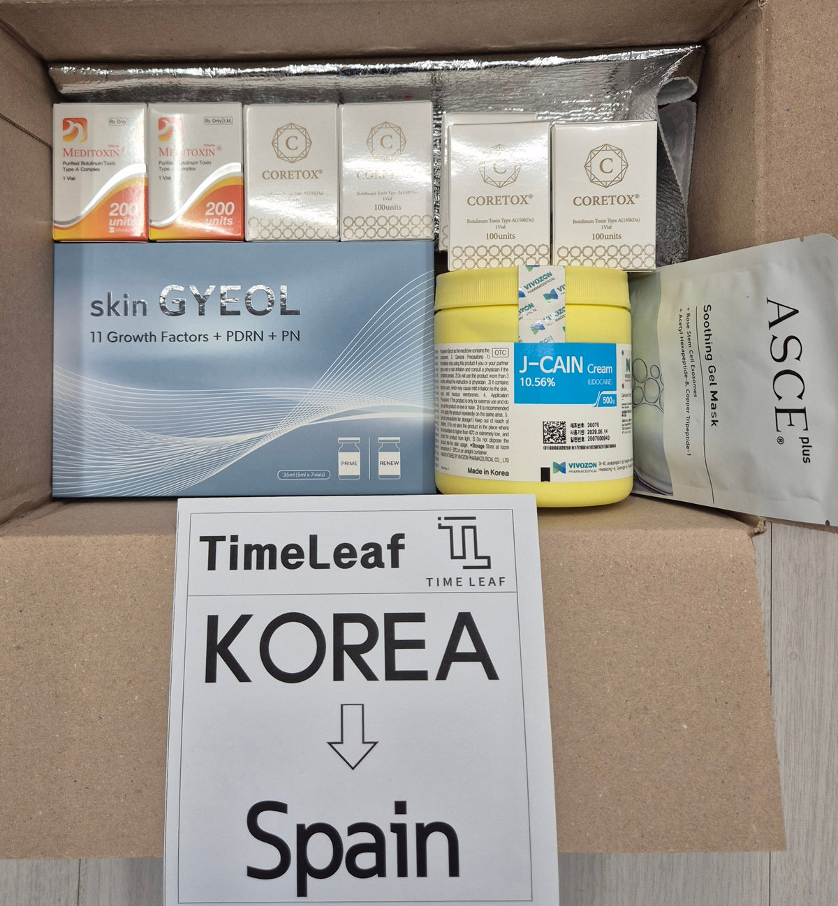 KOREA to SPAIN