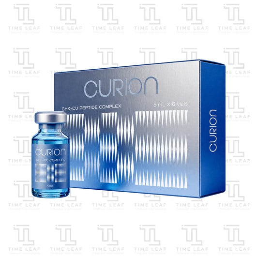 CURION GHK-Cu copper peptide complex skin booster box and vial