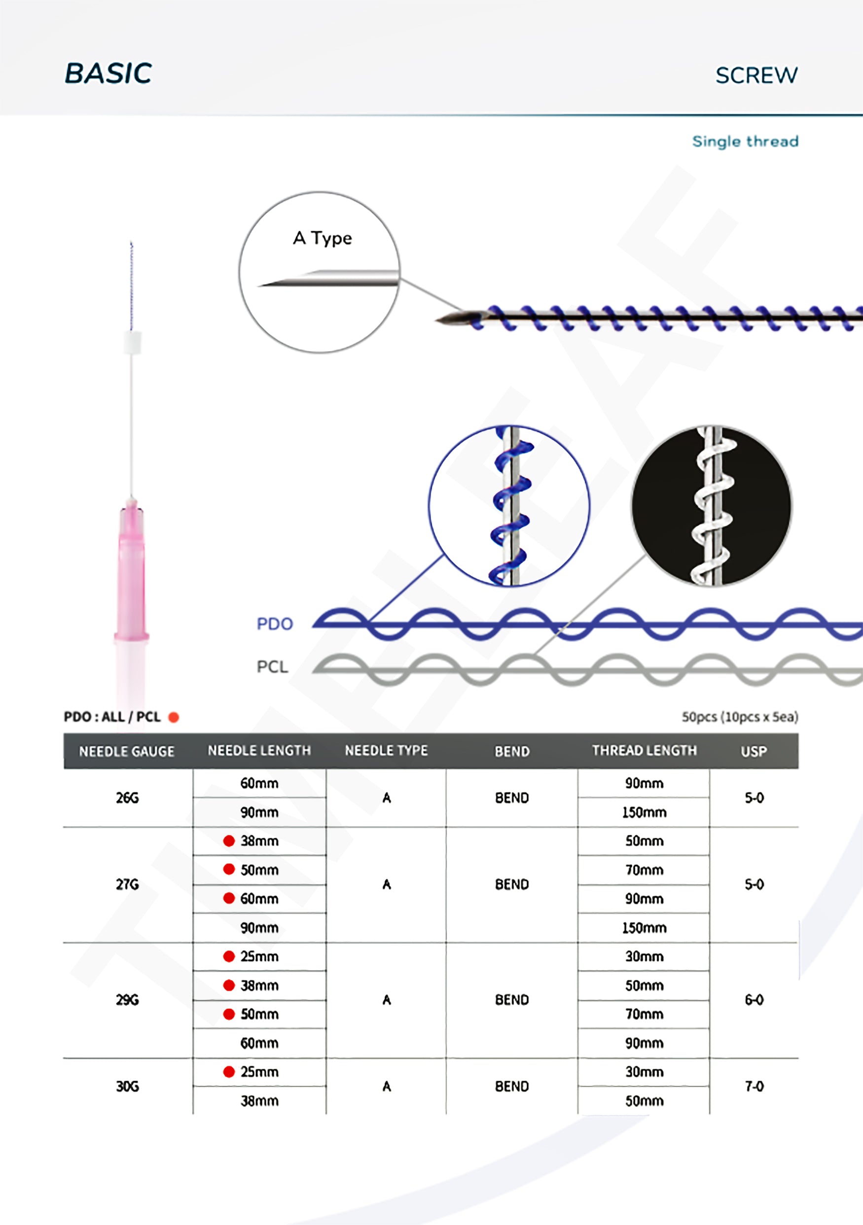 SCREW PCL – TIMELEAF